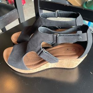 Clarks Wedge Sandals